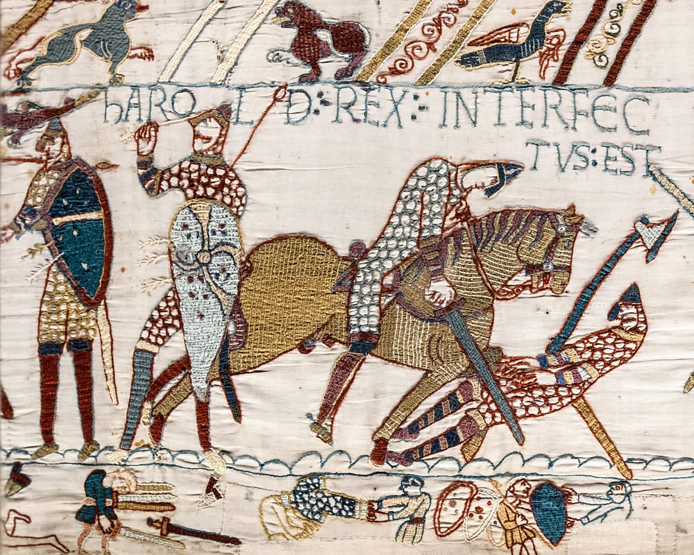 Bayeuxteppet, scene 57