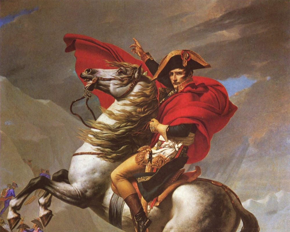 Napoleon krysser Alpene